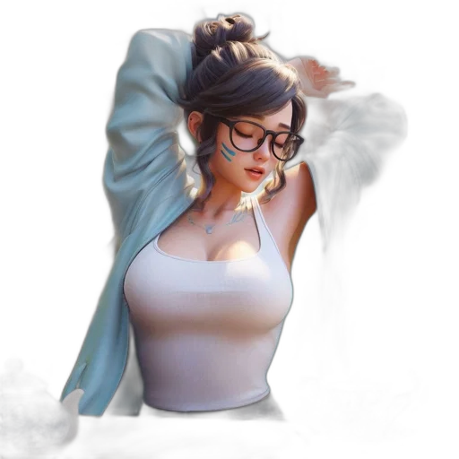 dress, fantasy art, concept art, photorealistic transparent PNG cut-out