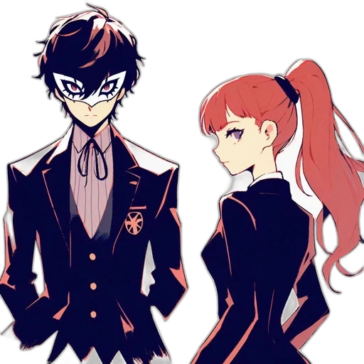 jacket, dress, anime, concept art transparent PNG cut-out