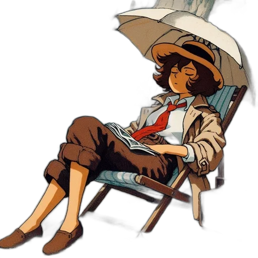 hat, staff, furniture, umbrella transparent PNG cut-out