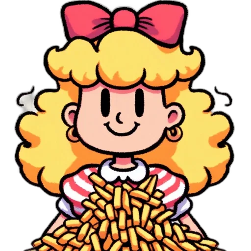 food, dress, hair, crown transparent PNG cut-out