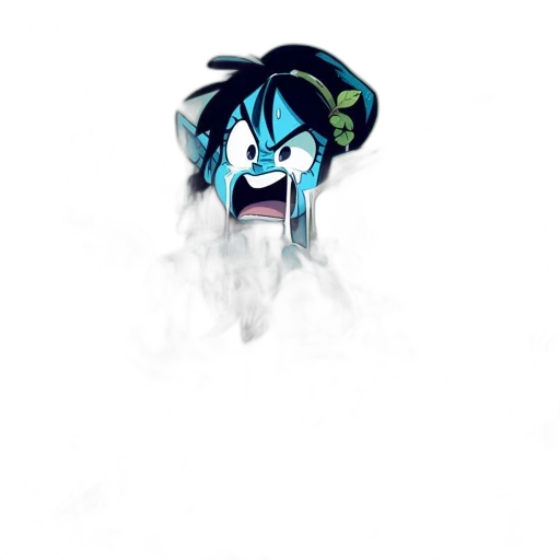 mask, creature, face, staff transparent PNG cut-out