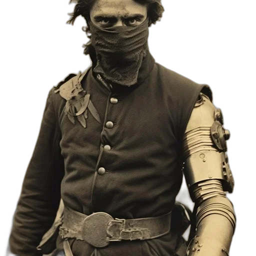 mask, staff, face, jacket transparent PNG cut-out