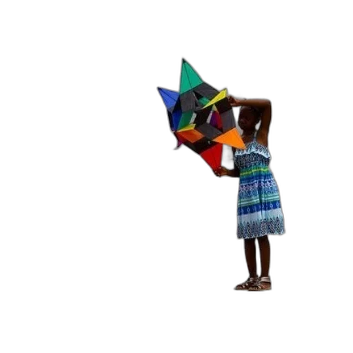 hat, dress, staff, umbrella transparent PNG cut-out