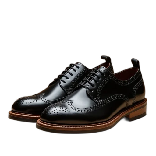 shoes, photorealistic, classic, spectator transparent PNG cut-out