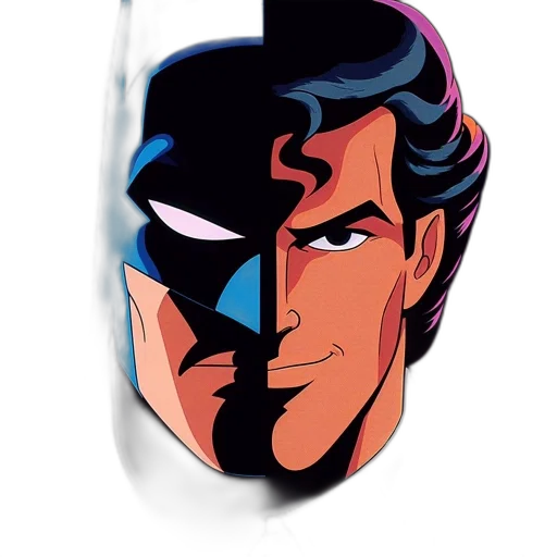 mask, bottle, face, comic book art transparent PNG cut-out