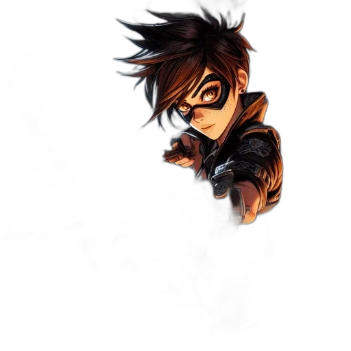 mask, hair, staff, face transparent PNG cut-out