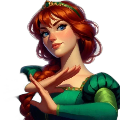 crown, dress, jewelry, face transparent PNG cut-out
