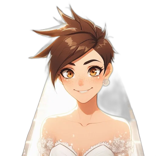 dress, crown, face, jewelry transparent PNG cut-out