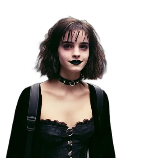 face, dress, jacket, concept art transparent PNG cut-out