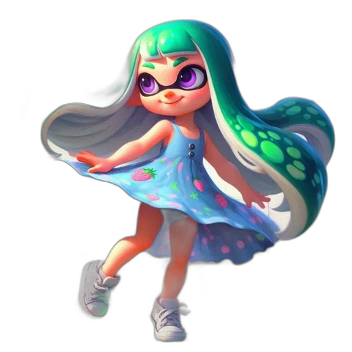 dress, hair, weapon, concept art transparent PNG cut-out