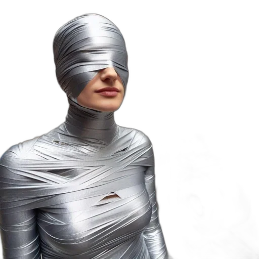 robot, mask, dress, face transparent PNG cut-out