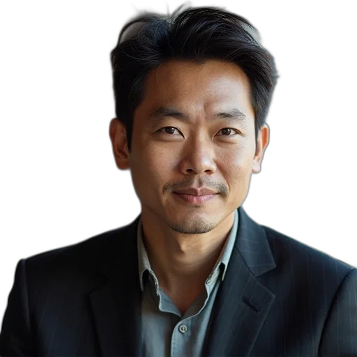 staff, face, jacket, photorealistic transparent PNG cut-out