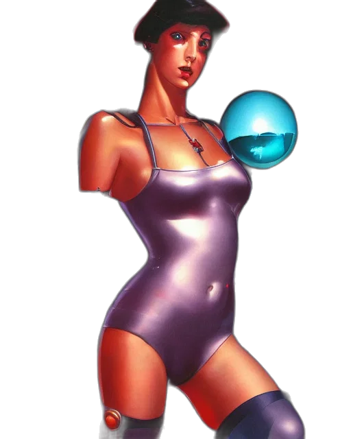 dress, robot, jewelry, concept art transparent PNG cut-out