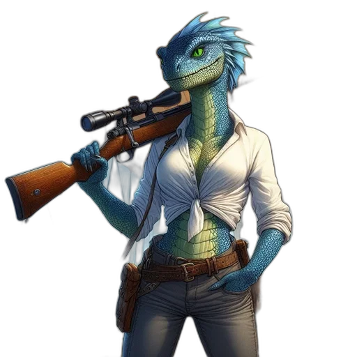 dragon, weapon, staff, animal transparent PNG cut-out