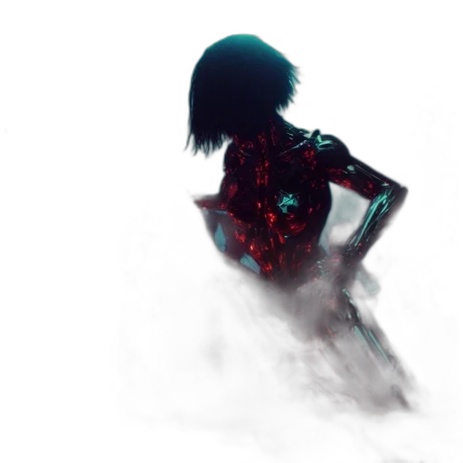 dress, robot, creature, jacket transparent PNG cut-out