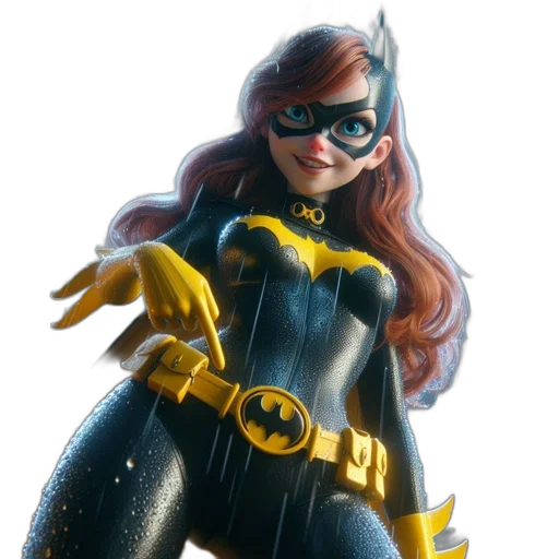 comic book art, concept art, cartoon, 3d render transparent PNG cut-out