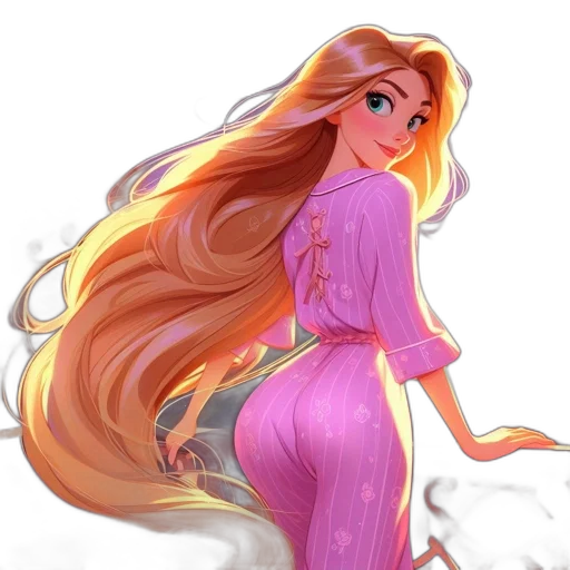 dress, hair, cartoon, anime transparent PNG cut-out