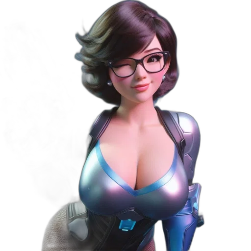 dress, robot, staff, concept art transparent PNG cut-out
