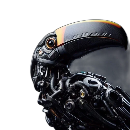 robot, weapon, creature, 3d render transparent PNG cut-out