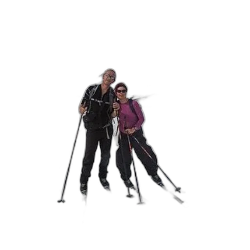 staff, umbrella, jacket, 3d render transparent PNG cut-out