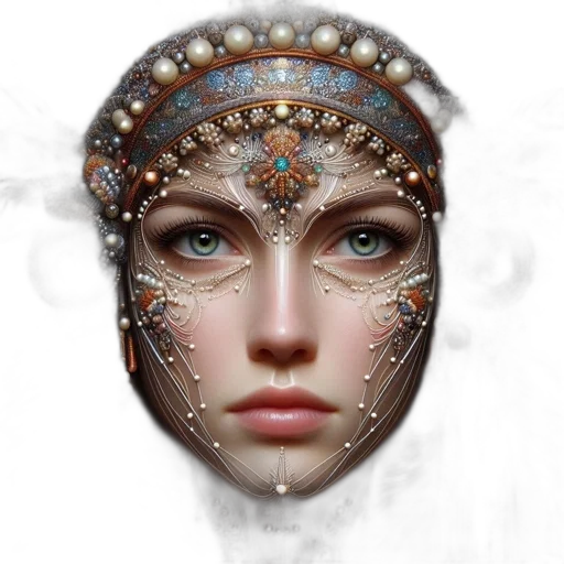 mask, jewelry, face, crown transparent PNG cut-out