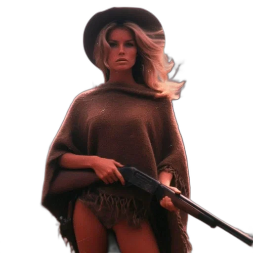 weapon, staff, hat, jacket transparent PNG cut-out