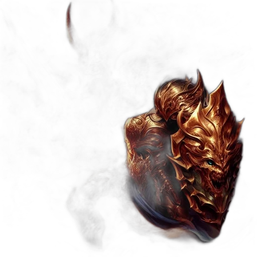 mask, dragon, face, crown transparent PNG cut-out