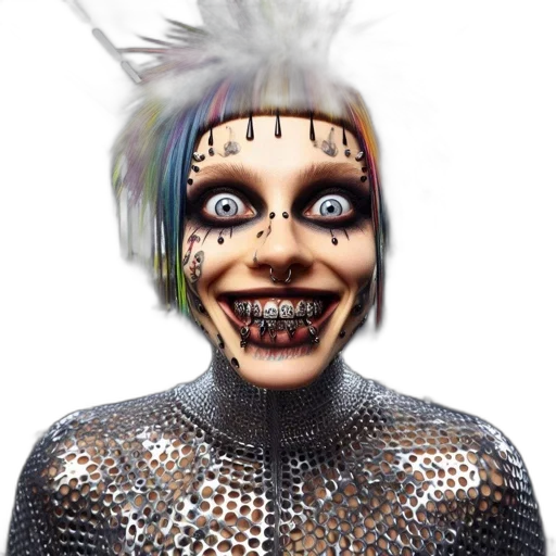 creature, mask, face, concept art transparent PNG cut-out