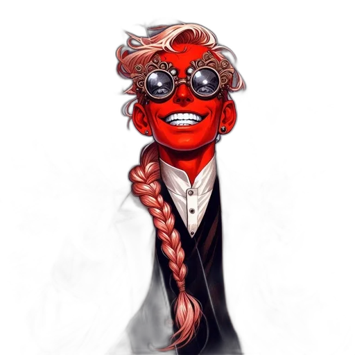 staff, mask, creature, face transparent PNG cut-out