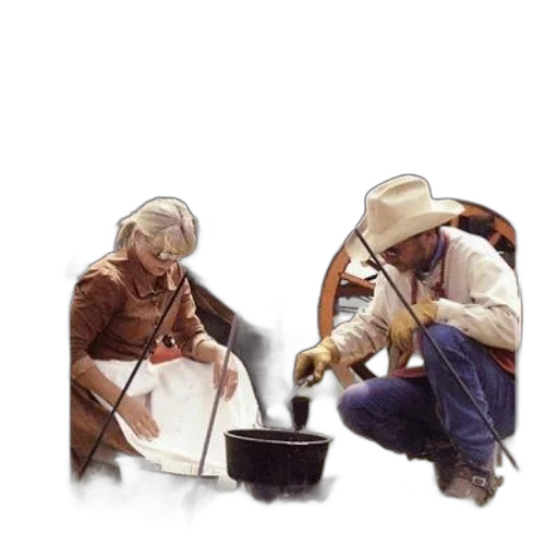 staff, hat, concept art, oil painting transparent PNG cut-out