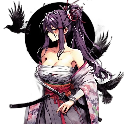 staff, mask, weapon, fantasy art transparent PNG cut-out