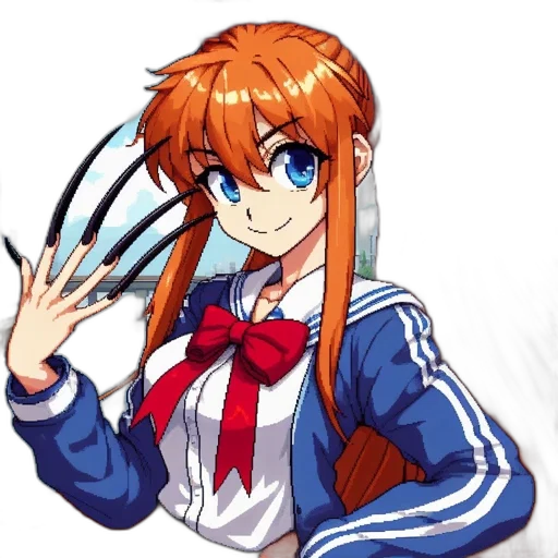 staff, weapon, jacket, robot transparent PNG cut-out