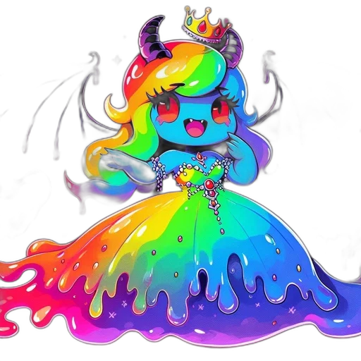 dress, crown, creature, concept art transparent PNG cut-out