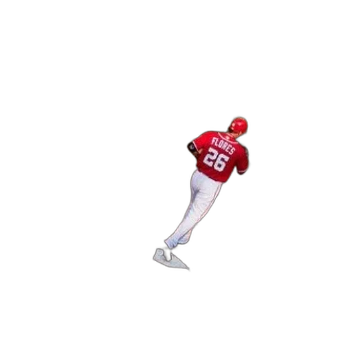 pixel art, baseball, player, wearing transparent PNG cut-out