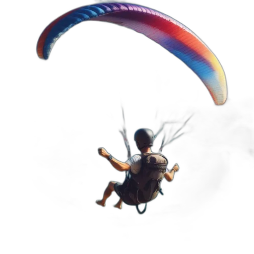 dragon, umbrella, concept art, 3d render transparent PNG cut-out