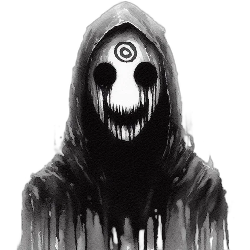 mask, creature, face, jacket transparent PNG cut-out