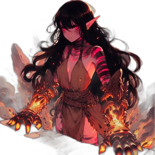 dragon, staff, mask, weapon transparent PNG cut-out