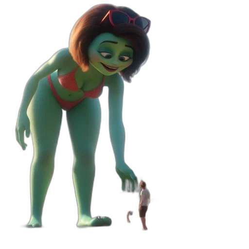 creature, staff, animal, robot transparent PNG cut-out