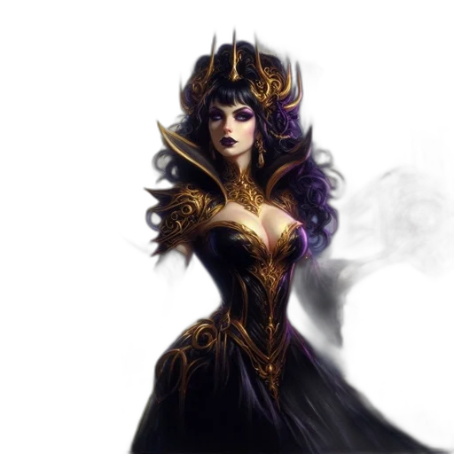 dress, crown, fantasy art, concept art transparent PNG cut-out