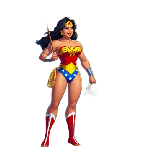 comic book art, concept art, 3d render, pixel art transparent PNG cut-out