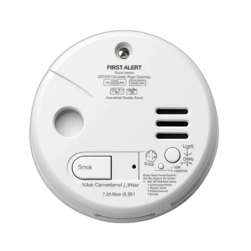 white, smoke, detector, wireless transparent PNG cut-out