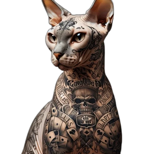 animal, 3d render, concept art, photorealistic transparent PNG cut-out