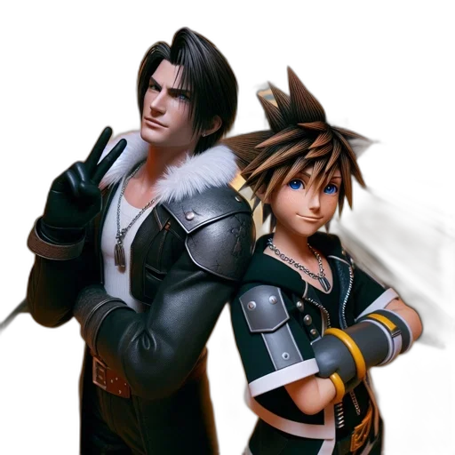jacket, staff, concept art, 3d render transparent PNG cut-out