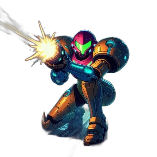 robot, weapon, sword, staff transparent PNG cut-out
