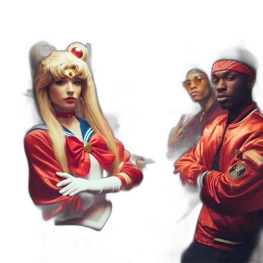 jacket, concept art, anime, comic book art transparent PNG cut-out