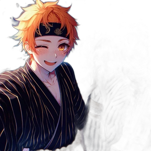 mask, staff, anime, watercolor transparent PNG cut-out