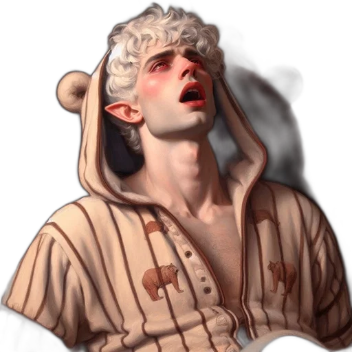 creature, face, jacket, concept art transparent PNG cut-out