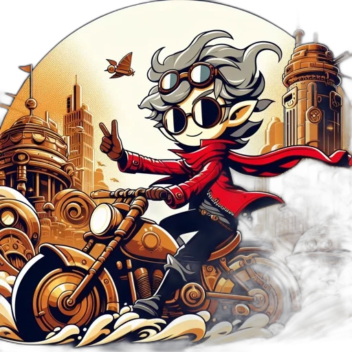 comic book art, concept art, cartoon, fantasy art transparent PNG cut-out