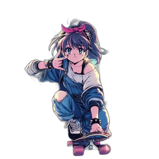 jacket, weapon, staff, creature transparent PNG cut-out