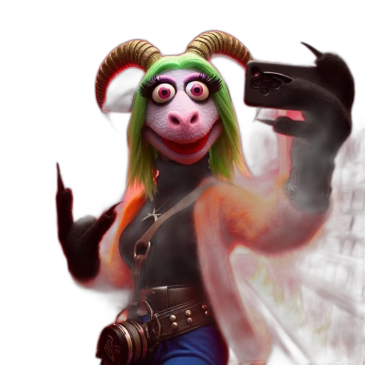 dragon, animal, creature, staff transparent PNG cut-out